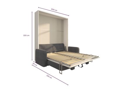 Letto singolo a scomparsa Consolle Bed art 851 – Night&Day